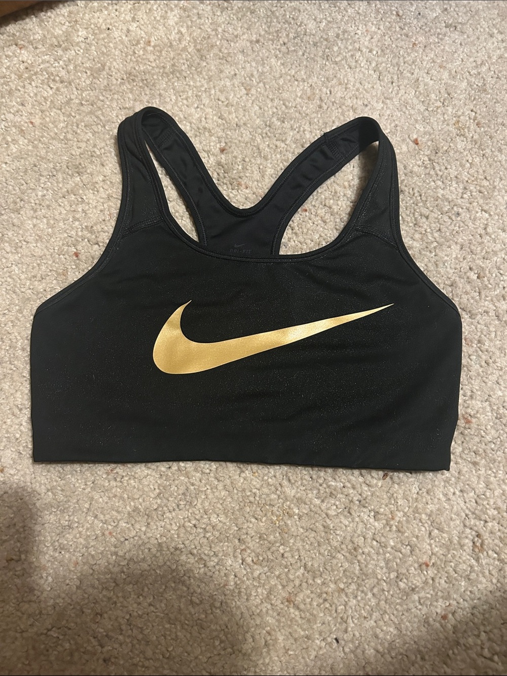 Sparkly Nike Dri Fit Racerback Sports Bra